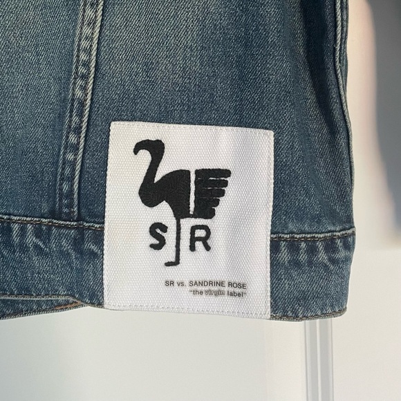 New! Sandrine Rose x Free People boys don’t cry Jean Jacket nwt 18295 - Picture 7 of 15